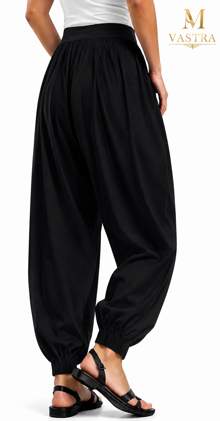 Classic White Cotton Afghani Salwar Pant for Women