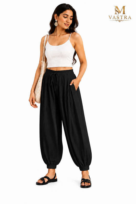 Classic White Cotton Afghani Salwar Pant for Women